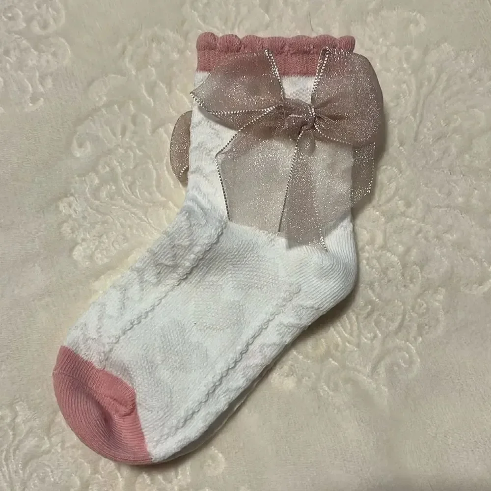 BABY / TODDLER FLOWER, BUNNY, BOW PATTERN SOCKS